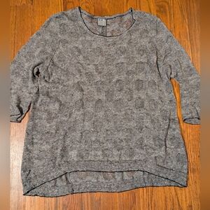 Lilith Sweater Linen Knit Sheer Lightweight Size Small